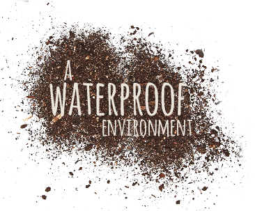 a waterproof environment